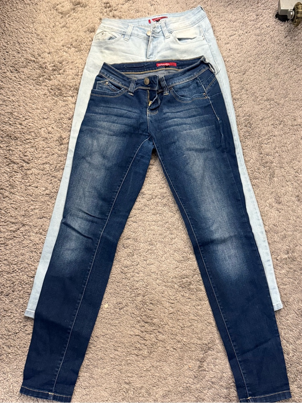 Jeans Bundle- Dark & Light Blue Stretch Skinny Jeans
